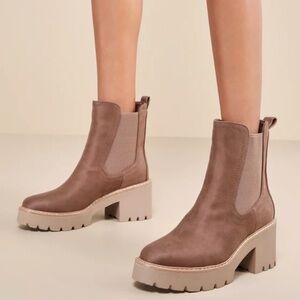 DolceVita‎ Tobias Truffle Suede Chelsea Ankle Boots